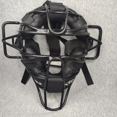 Diamond DFM-20 Umpire Face Mask Adult Black Padded Steel Cage Baseball Softball - Image 1 of 4