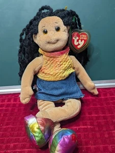 2001 Vintage TY Beanie Bopper - Jazzy Jessie - 13" TALL, with Original Clothes - Bild 1 von 4