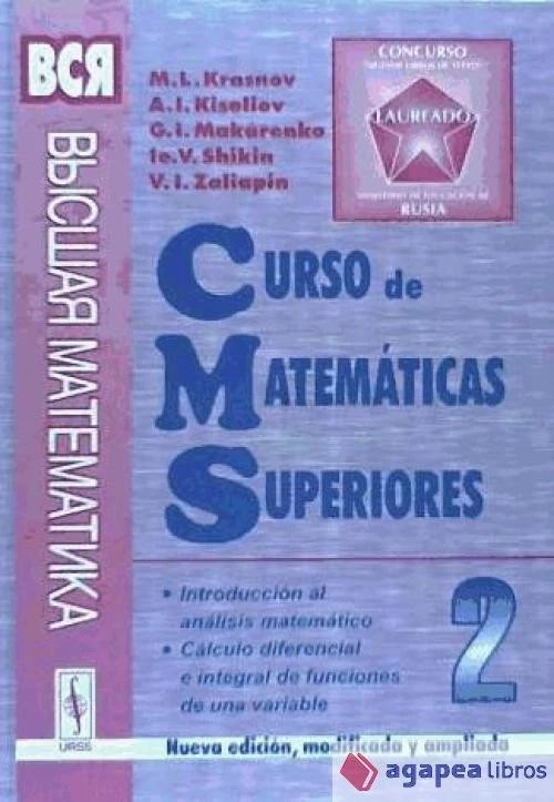 Curso de matemáticas superiores. Tomo 2: Introducción al análisis matemático. Cá - Imagen 1 de 1