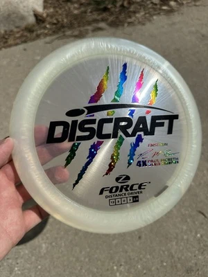 Discraft First Run 4X Claw Z Force Paul McBeth  - First Run BRAND NEW - Image 1 of 4