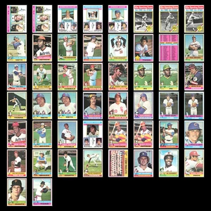 1976 Topps Lot 50 Vintage Baseball Cards VG MLB Set Bulk Dealer Collection - Picture 1 of 12