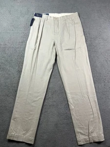 Polo Ralph Lauren Ethan Hose Herren khaki 34 x 34 Baumwolle Anzughose neu mit Etikett - Bild 1 von 6