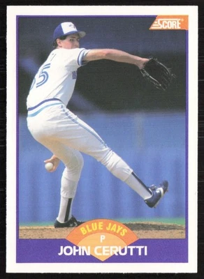 1989 Score John Cerutti Toronto Blue Jays #304 - Image 1 of 2