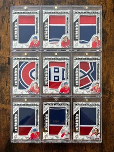 2024-25 Black Diamond Team Logo Jumbo Patch Puzzle Montreal Canadiens Set - Picture 1 of 2