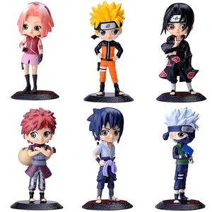 Juego de 6 figuras de anime Naruto Sakura acción Uchiha Gaara Kakashi modelo PVC - Imagen 1 de 14