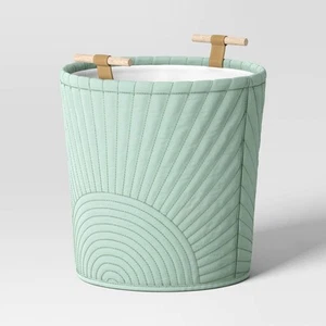 Floor Quilted Storage Basket Teal Green - Pillowfort - Picture 1 of 2