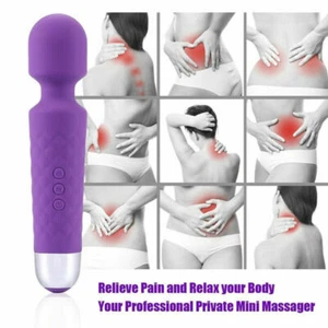 Wand Massager Multi Speed Neck Body Leg Arm Personal Massage Vibrator For Women - Picture 1 of 21