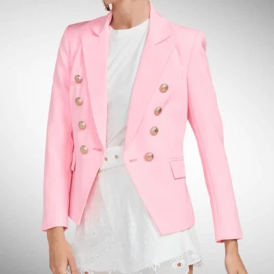 Generation Love Delilah Crepe Blazer in Cotton Candy Size XS - Image 1 of 4