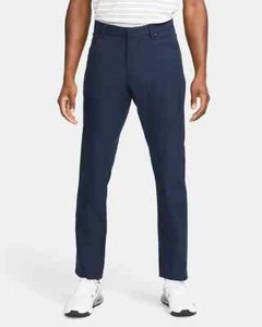 Nike Golf Pants Dri-FIT Repel 5-Pocket Slim Fit Navy Blue Men's Size 40x32 - Picture 1 of 5