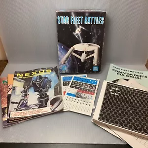 Vtg Task Force Star Fleet Battles (Commander Edition) +3 Nexus Gaming Magazines - Picture 1 of 12