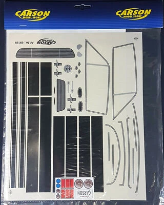 CARSON AUFKLEBER DEKORBOGEN "FORD MUSTANG GT-500" # 69199 - Bild 1 von 2