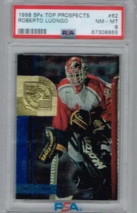 1998-99 SPx Top Prospects /1999 Roberto Luongo #62 RC HOF PSA 8 4803 - Picture 1 of 1