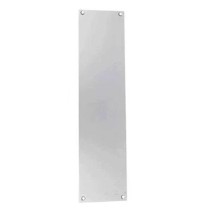 Aluminum Push Plate 12"x3" Kick Plate for Interior Exterior Front Back Door - Picture 1 of 5