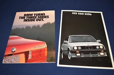 1987 BMW 325i 325is Auto Brochure Dealer Car Sales - Image 1 of 4