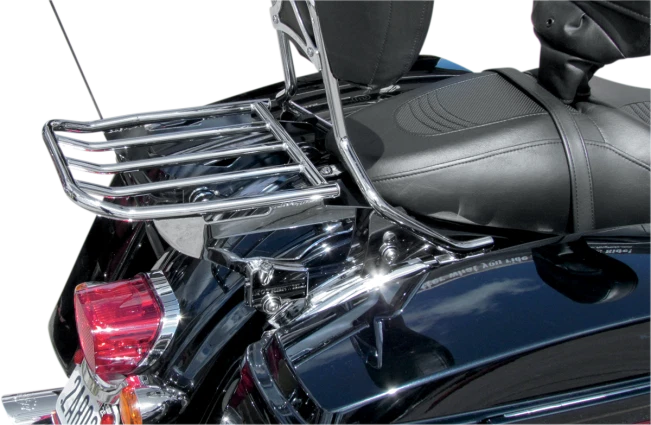 Motherwell MWL-428 2-Up Locking  Luggage Rack - Harley 09-18 Touring Dressers - Image 1 of 1