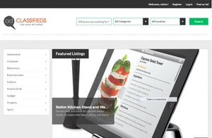 Excelente sitio web de anuncios clasificados con un diseño súper limpio Instalación + Alojamiento - Imagen 1 de 5