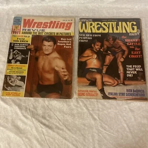 Wrestling Revue April 1964 & komplette Wrestling-Zusammenfassung Oktober 1974 Magazin - Bild 1 von 5