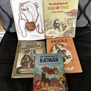 LOT OF 5 VINTAGE CHILDREN'S BOOKS - Picture 1 of 11