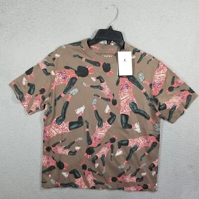 Jordan Women's T-shirt Small Artist Series Parker Duncan Cotton All Over Graphic - Image 1 of 4