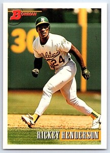 1993 Bowman Rickey Henderson Oakland Athletics #625