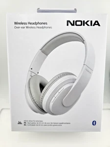 NEW NOKIA WHP-101 Bluetooth Wireless Over-Ear Headphones White - Picture 1 of 6