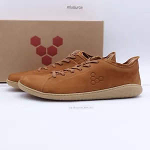 Vivobarefoot Sneakers minimaliste da uomo Geo Court III in pelle 301056-09 marrone chiaro - Foto 1 di 24
