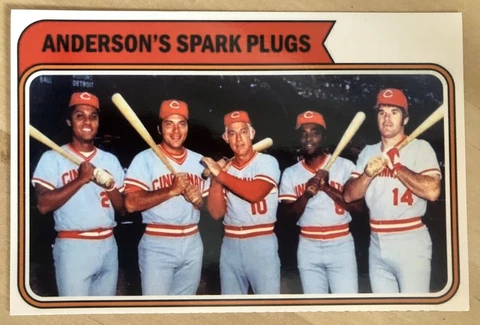 Cincinnati Reds 4"x6" Postcard Sparky Anderson Pete Rose Bench Perez Joe Morgan Cover