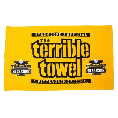 Pittsburgh Steelers 90th Season Terrible Towel Cover