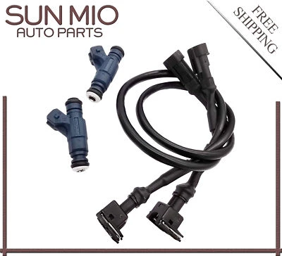 2 件燃油喷射器适用于 2001 - 2003 年福特 Explorer Sport Trac Ranger 4.0L 0280156208 — 第 1/4 张图片