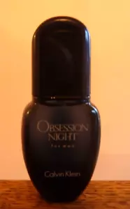 Calvin Klein Obsession Night For Men Eau De Toilette 15ml Travel Size 2010 Vint - Picture 1 of 3