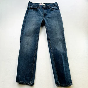 Levis 505 Jeans Youth 18 Reg 29x29 Blue Denim Straight Leg Medium Pants Retro - Picture 1 of 20