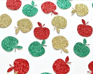 Apple Confetti Jewish New Year Party Decoration Rosh Hashanah Sukkot Shana Tova - Picture 1 of 12