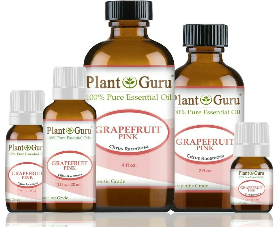 PLANT GURU Pink Grapefruit Essential Oil 100% Pure Natural Therapeutic Grade Citrus Extract