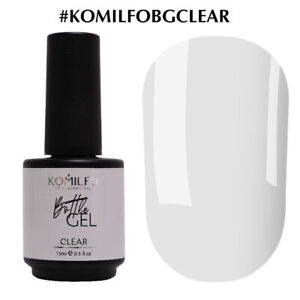 KOMILFO French Collection - Gel Nail Polish! Glitter / Cover. Base: Pink, Beige.