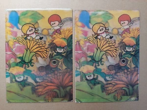 Vintage 3D Lenticular Postcard PETRIK AND LUCINKA, CZECHOSLOVAKIA, PRAHA - Picture 1 of 2
