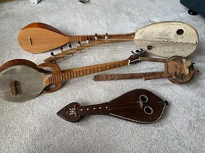 4x Antique/Vintage Stringed Musical Instruments • 100£