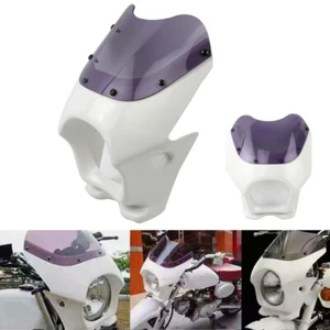 Motorcycle Front Headlight Fairing Cowl For Honda CB50 DAX Yamaha RZ TW Kawasaki - Picture 1 of 11