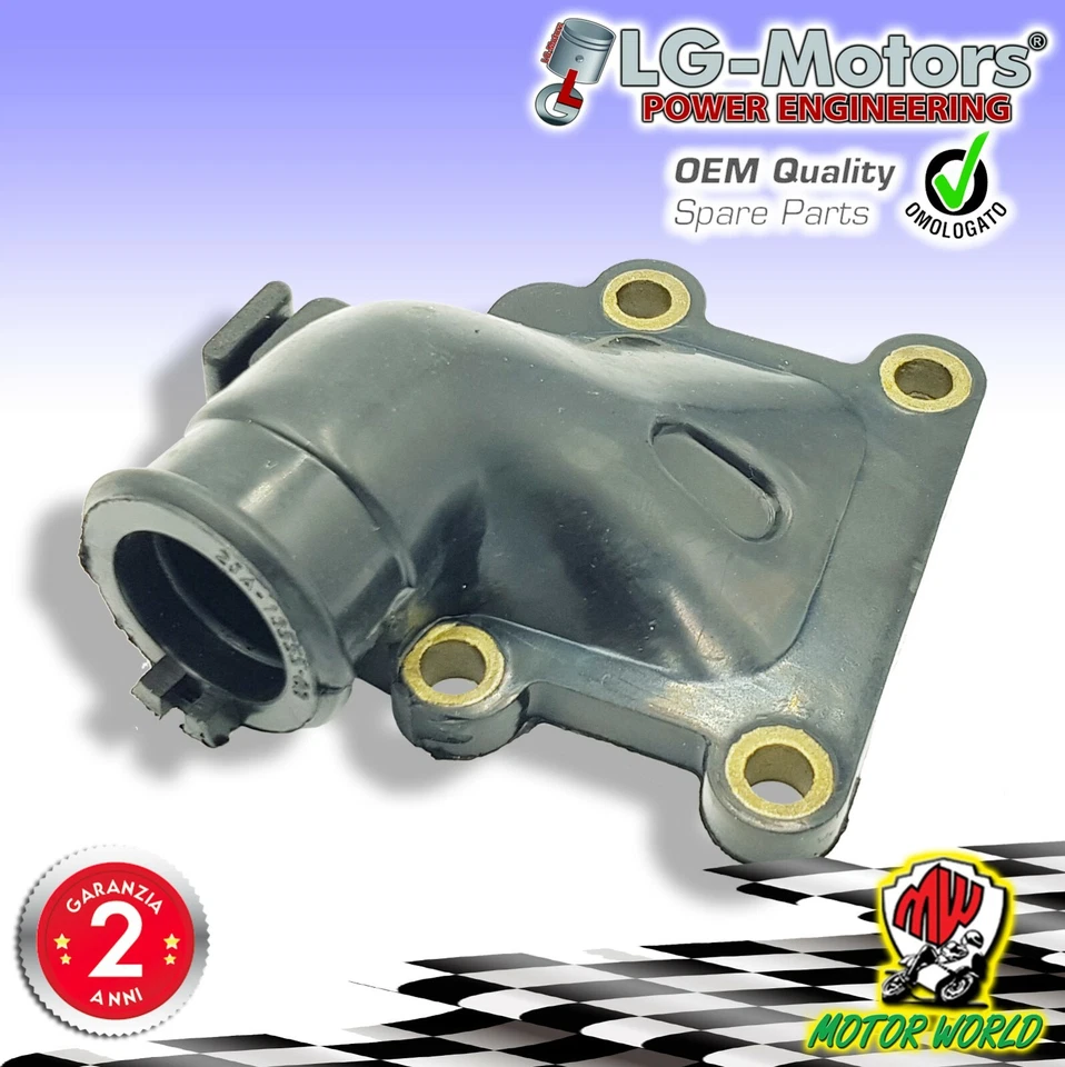 LG-MOTORS COLLETTORE ASPIRAZIONE CARBURATORE MINARELLI VERTICALE MBK BOOSTER SPIRIT 50 2T