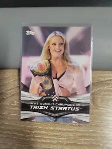 2016 Topps WWE Divas Revolution Historic Womens Champions Trish Stratus #3 - Picture 1 of 2