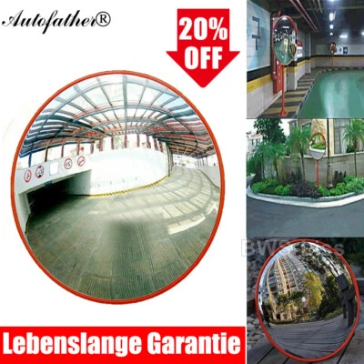 DAYPLUS® Konvex Sicherheitsspiegel Überwachungsspiegel Panoramaspiegel 30CM/40CM 130° DE