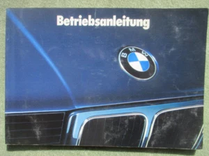 BMW 520i 525i 24V 535i 524td E34 manuale uso e manutenzione agosto 1990 manual tedesco - Foto 1 di 2