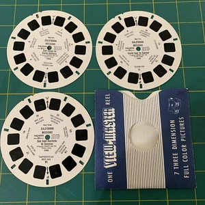 View-Master California Missions 3 reels & booklet 190 A-C 1M - Picture 1 of 1