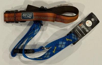 Collar de perro Lupine Dapper 16"-28" Y K9 Explorer Active 16-26" grande nuevo con etiquetas Foto 1 de 4