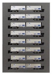 KATO N Gauge M250 Series Super Rail Cargo New Design Container Addition Set B - Picture 1 of 1