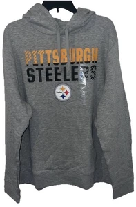 Pittsburgh Steelers NFL Fanatics Herren grau Hoodie Sweatshirt Pullover, Gr. XL - Bild 1 von 4