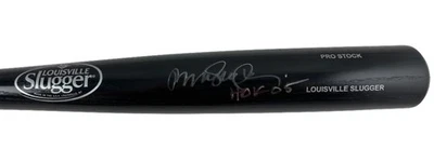 Ryne Sandberg Chicago Cubs Signed Autographed HOF 05 Black Baseball Bat COA JSA! - Image 1 of 2