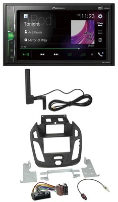 Pioneer MP3 DAB AUX 2DIN Bluetooth Autoradio für Ford Transit 2012-2018 Display - Bild 1 von 4