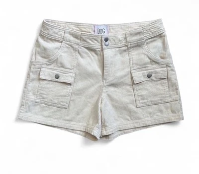 Urban Outfitters BDG Tan Cream Beige Corduroy Cotton Cargo Shorts Women’s Size 4 - Image 1 of 4
