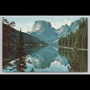 Postal de colección Pinedale Wyoming Square superior sin publicar vista panorámica histórica - Imagen 1 de 4