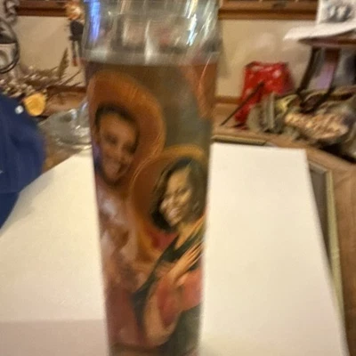 Barack and Michelle Obama Celebrity Prayer Candle 8” - Image 1 of 4